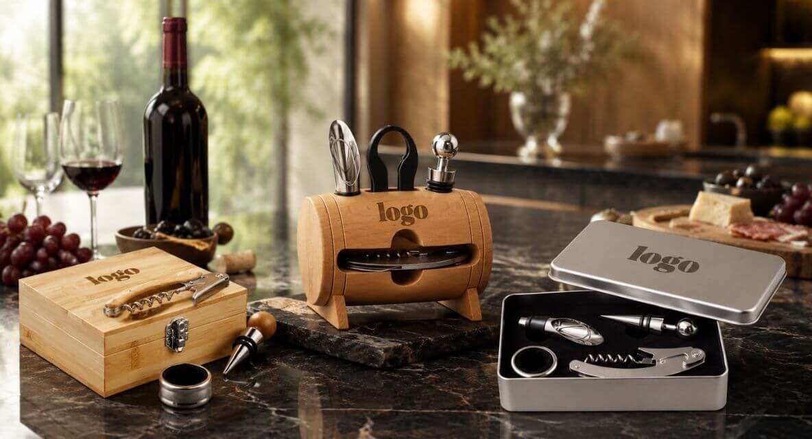 Sets à vin personnalisés